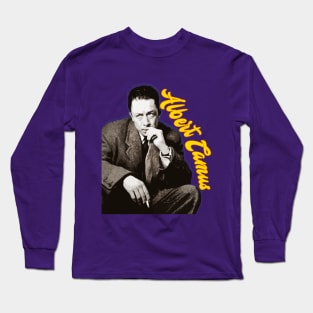 Albert Camus Existentialist Long Sleeve T-Shirt